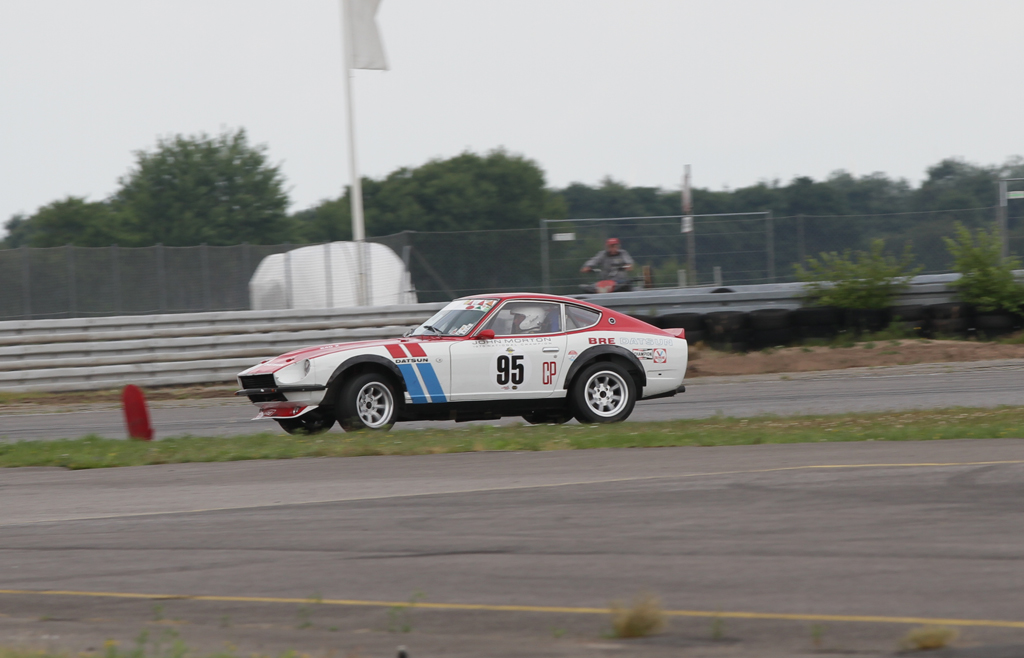 Mads Leth Sørensen i Datsun 240 Z
(Foto: Motorsporten.dk)